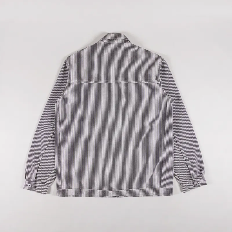 Stan Ray Coverall Jacket Black Hickory Stripe-1