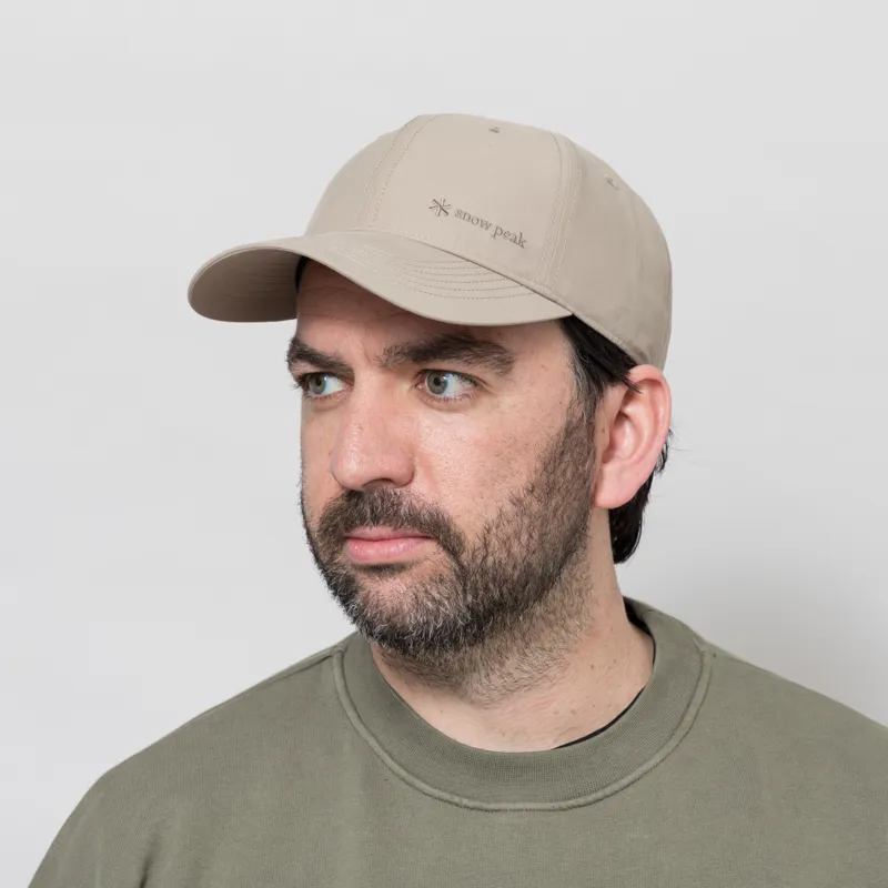 Snow Peak Light Dobby Cloth Cap Greige