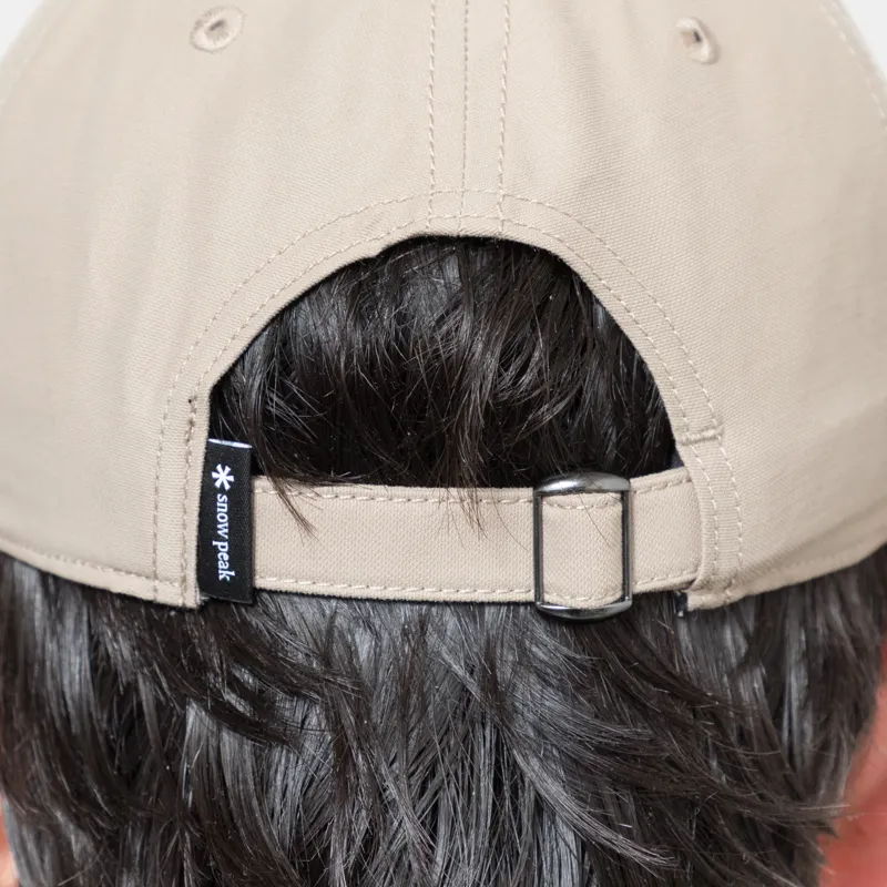 Snow Peak Light Dobby Cloth Cap Greige-4