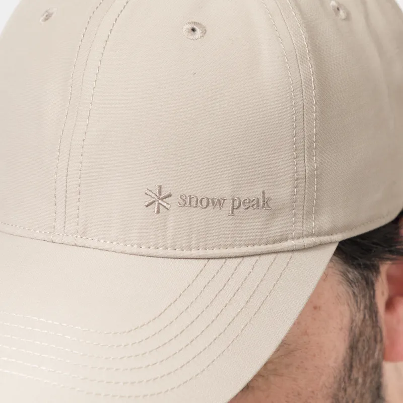 Snow Peak Light Dobby Cloth Cap Greige-3