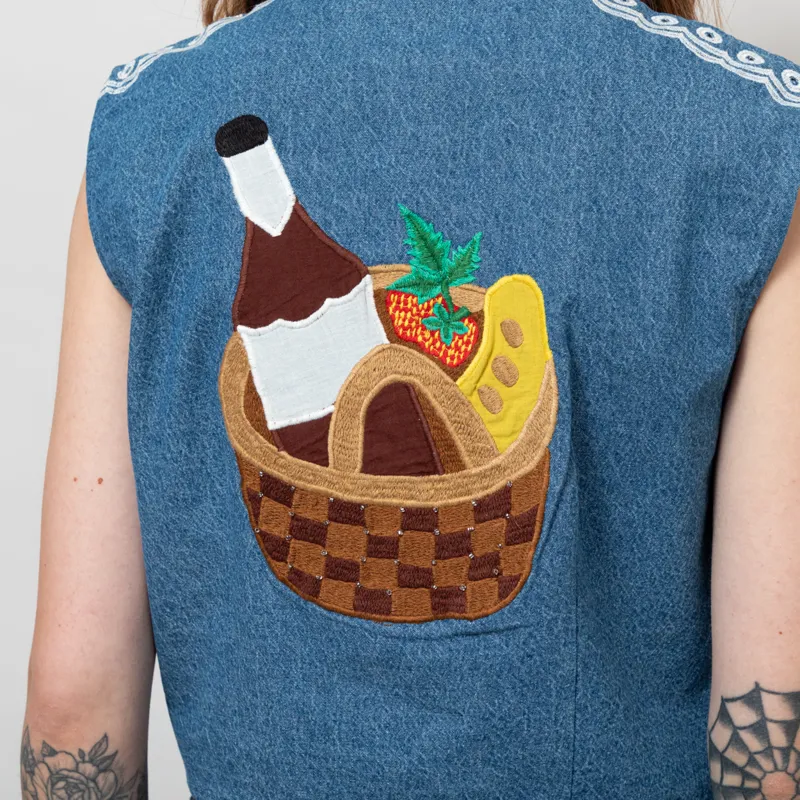 Stella Nova Womens Out Of Office Top Summer Blue-6