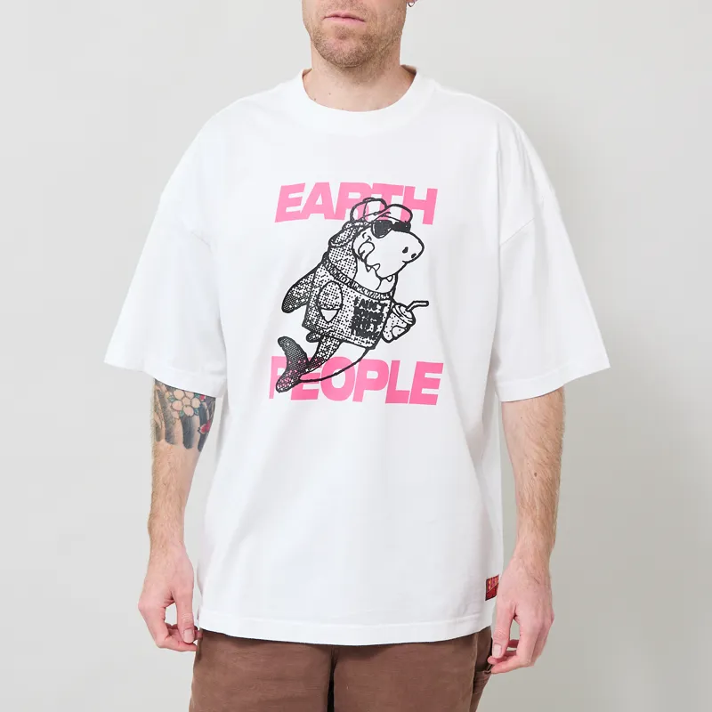 Earth People Ciosoig T Shirt White