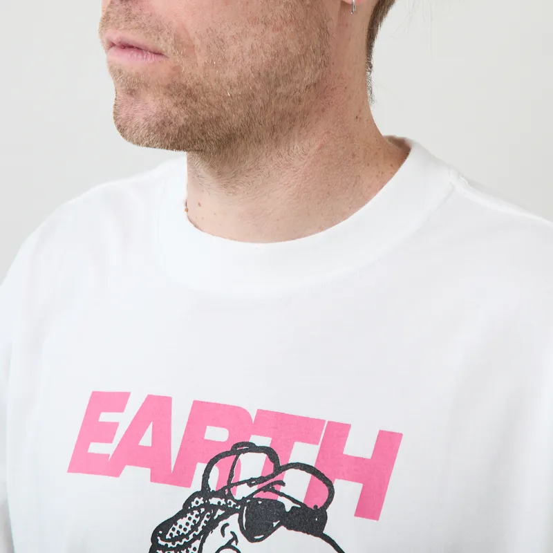 Earth People Ciosoig T Shirt White-3