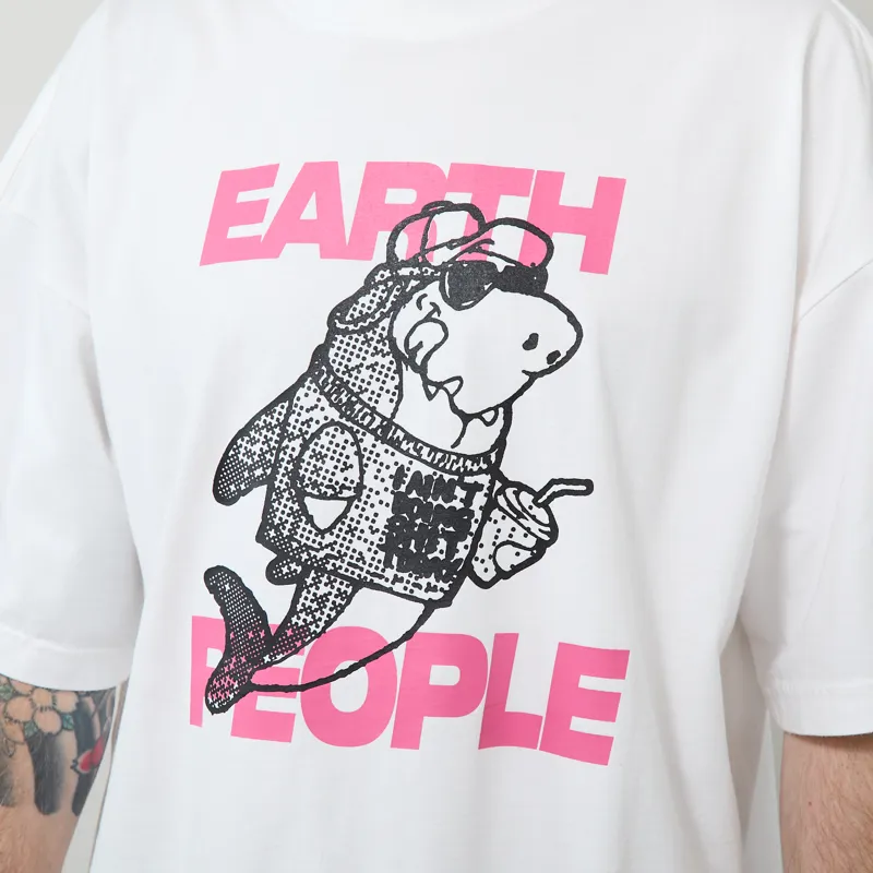 Earth People Ciosoig T Shirt White-4