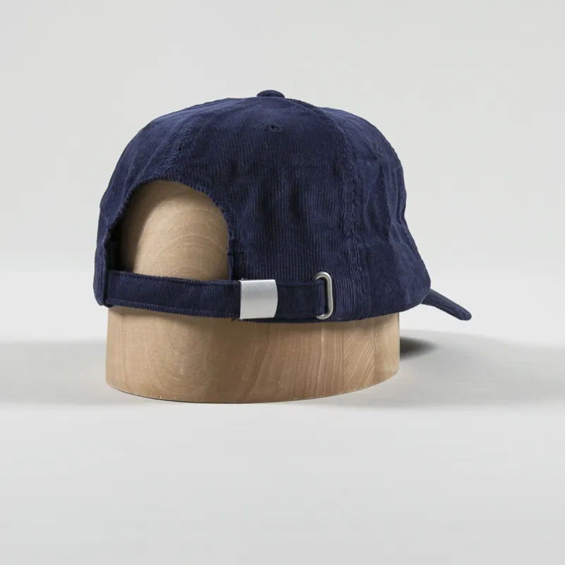 Cafe Mountain College Logo Cord Cap Deep Navy-2