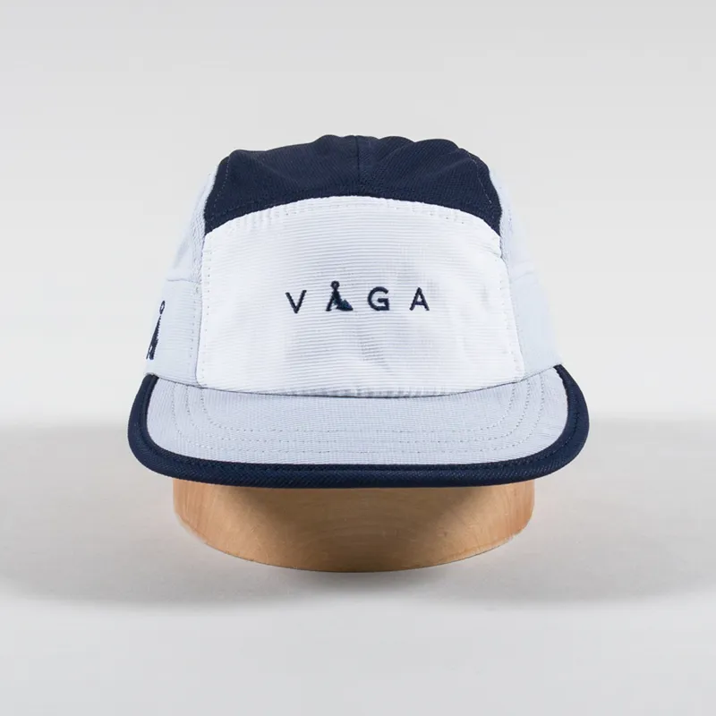 Vaga Logo Club Cap Light Grey White Navy Green-2