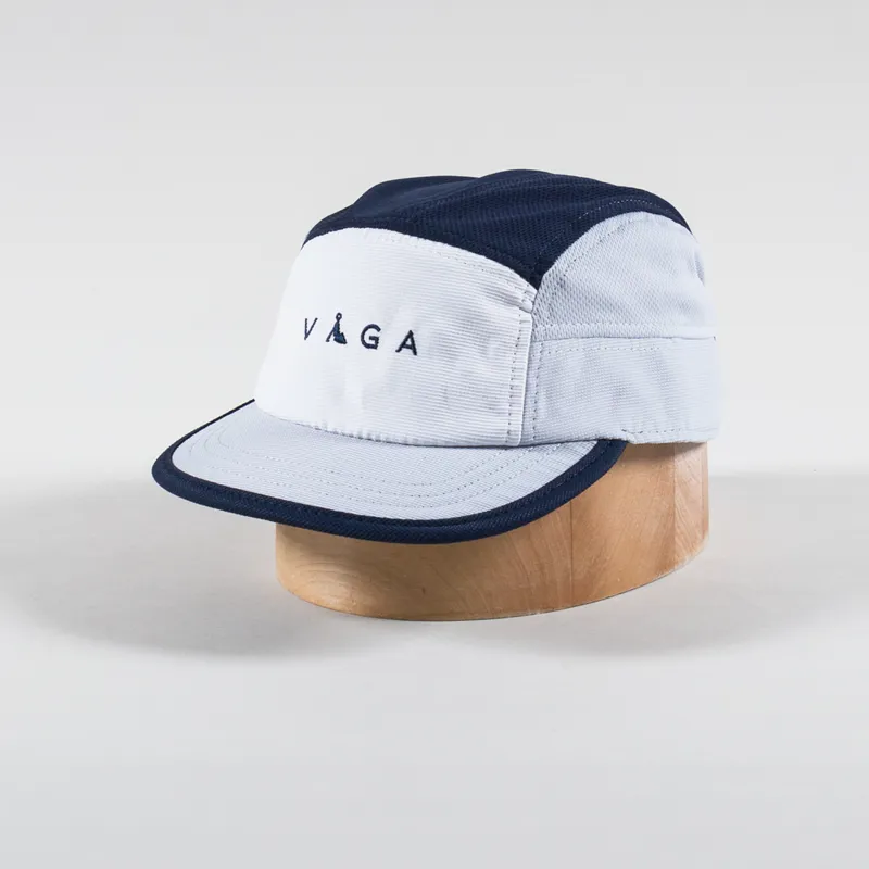 Vaga Logo Club Cap Light Grey White Navy Green