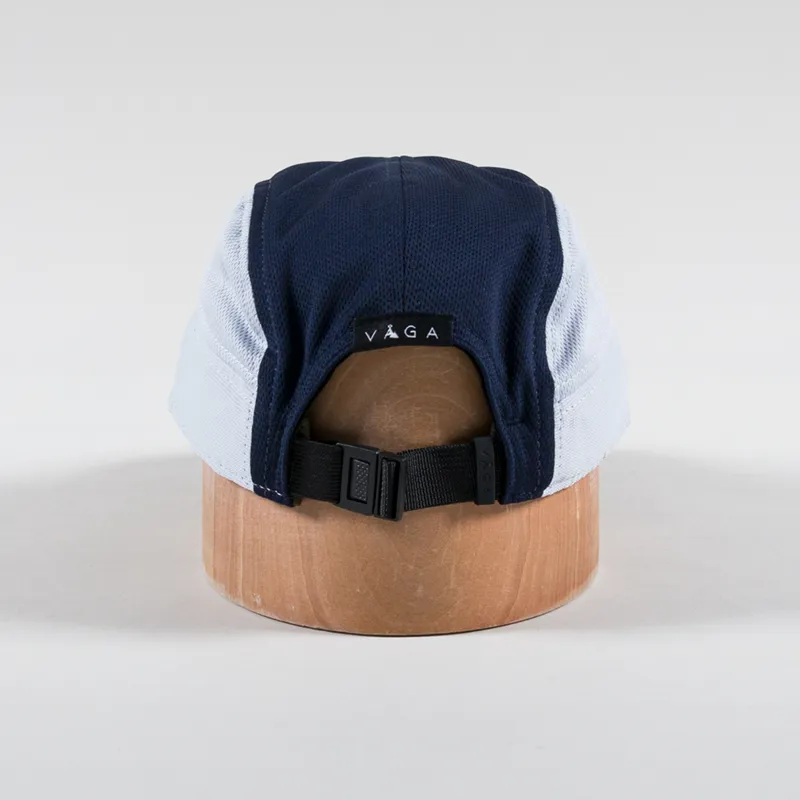 Vaga Logo Club Cap Light Grey White Navy Green-3