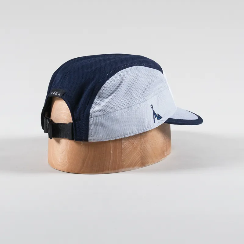 Vaga Logo Club Cap Light Grey White Navy Green-1
