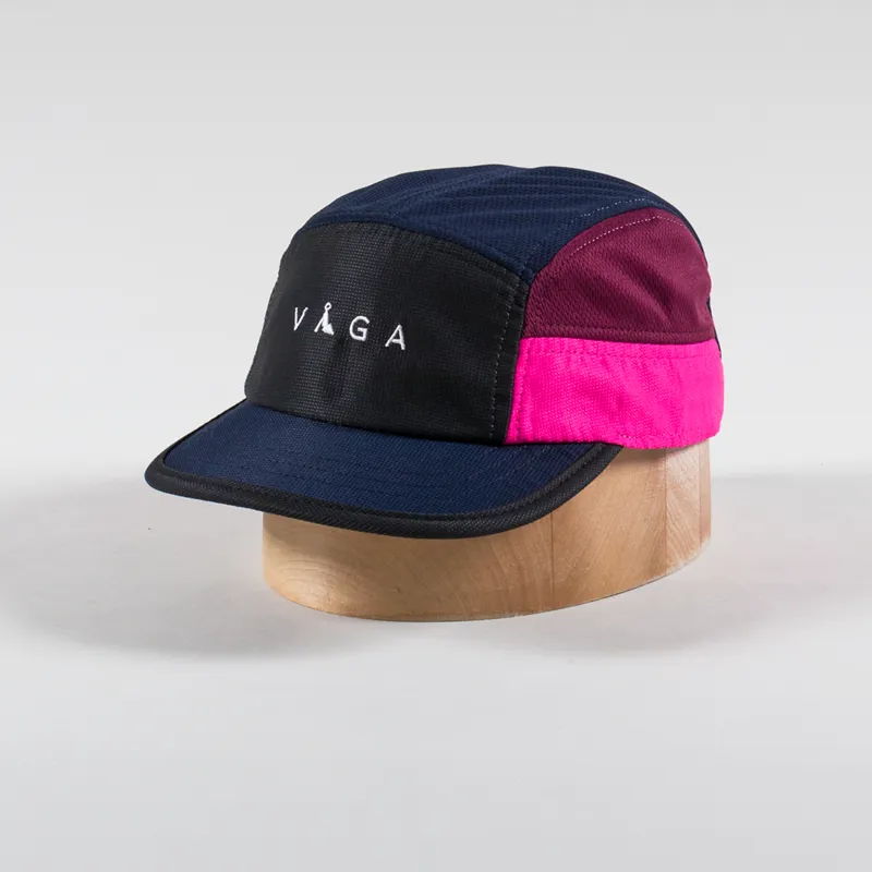 Vaga Logo Club Cap Navy Pink Taupe