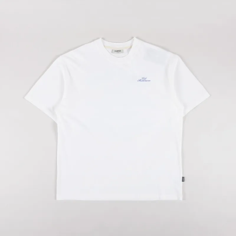 Pompeii Club Mediterranea T Shirt Off White-1