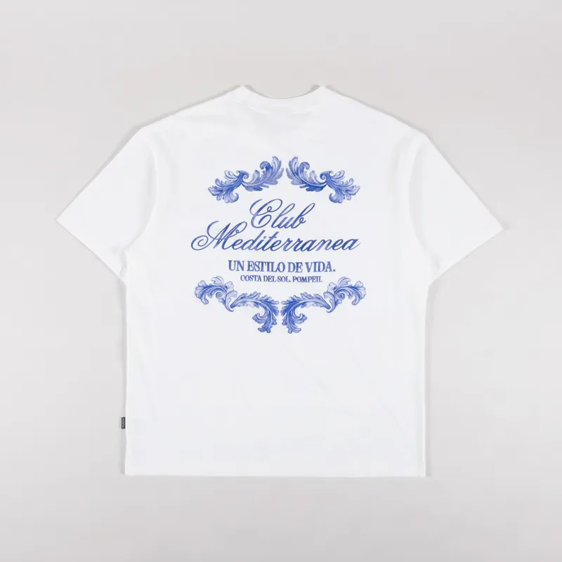 Pompeii Club Mediterranea T Shirt Off White