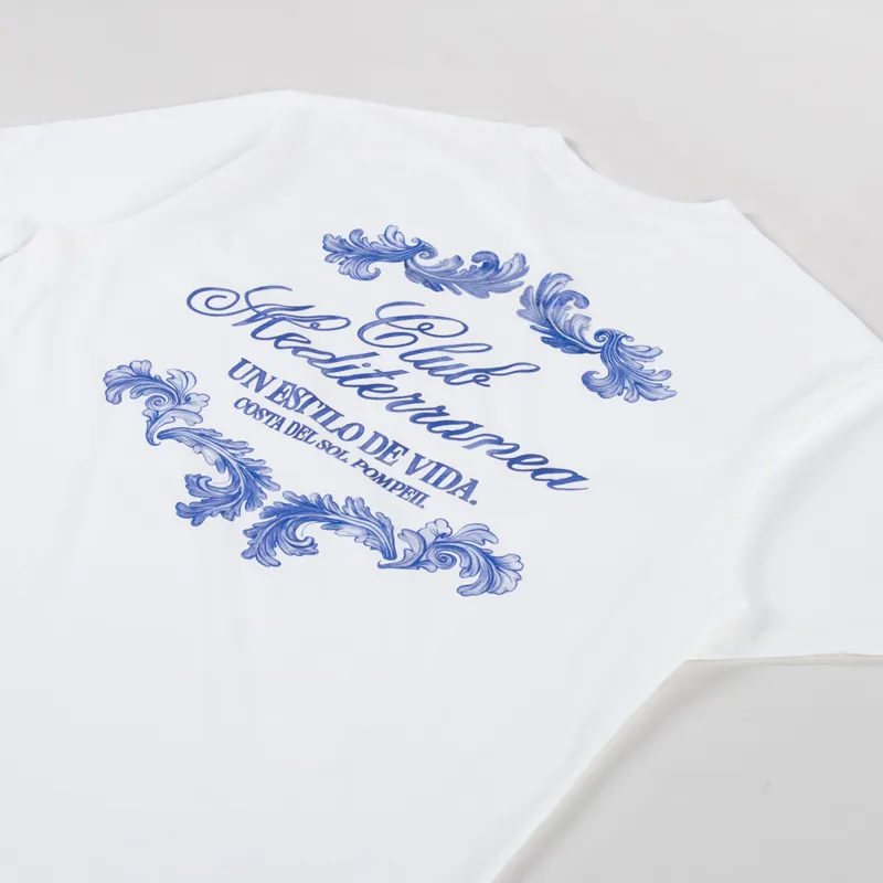 Pompeii Club Mediterranea T Shirt Off White-2