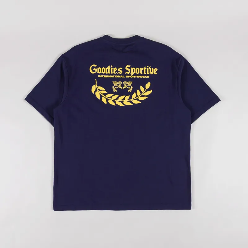 Goodies Sportive Caesar T Shirt Navy