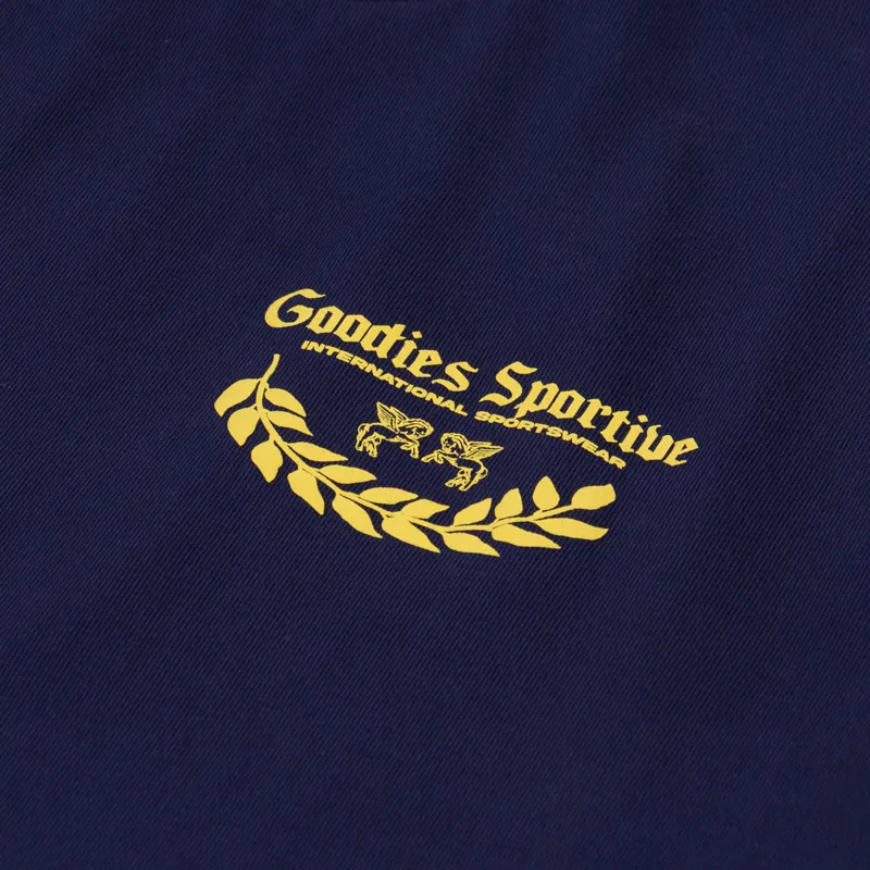 Goodies Sportive Caesar T Shirt Navy-5