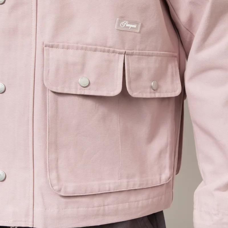 Pompeii Canvas Field Jacket Powder Pink-9
