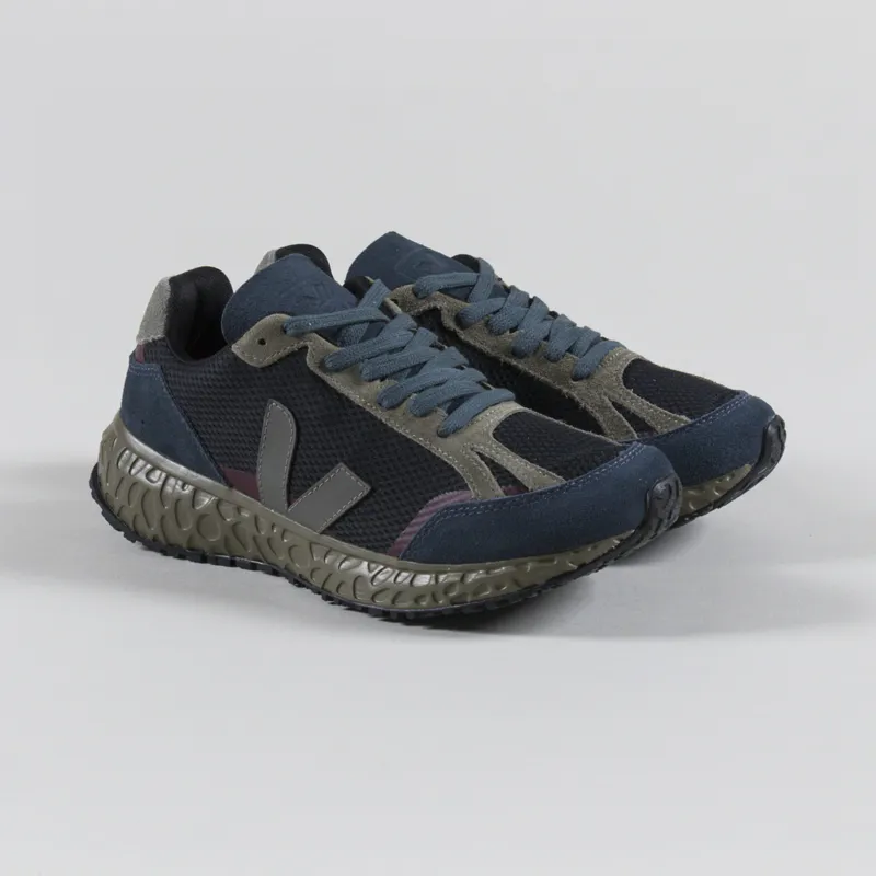 Veja Womens Condor Royale Alveomesh Shoes Black Grey Nautico