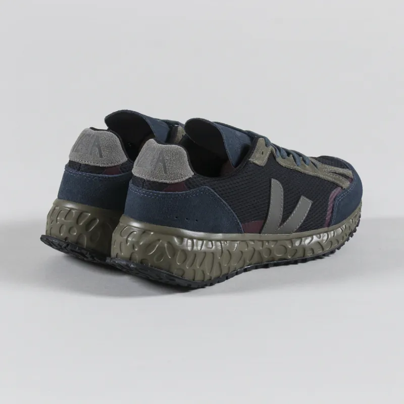 Veja Womens Condor Royale Alveomesh Shoes Black Grey Nautico-1