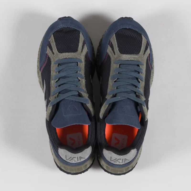 Veja Womens Condor Royale Alveomesh Shoes Black Grey Nautico-4