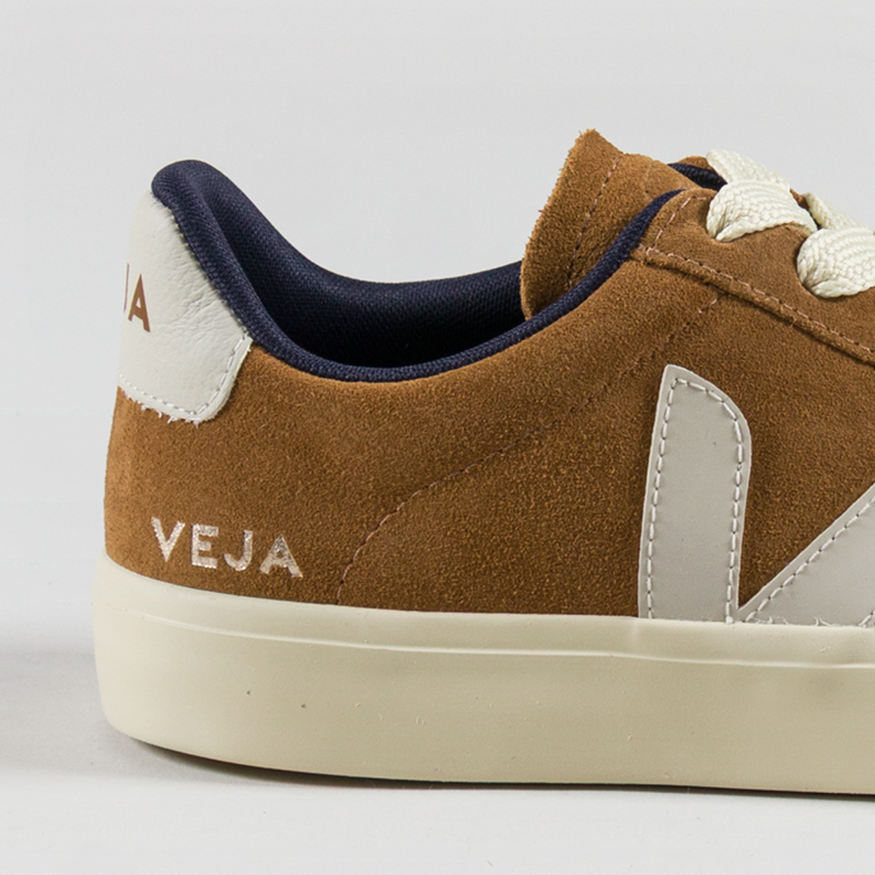 Veja Womens Campo Bold Suede Shoes Camel Pierre-4