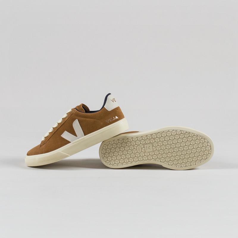 Veja Womens Campo Bold Suede Shoes Camel Pierre-3