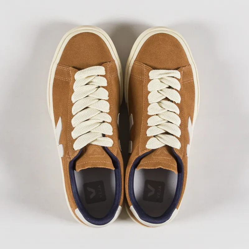 Veja Womens Campo Bold Suede Shoes Camel Pierre-6