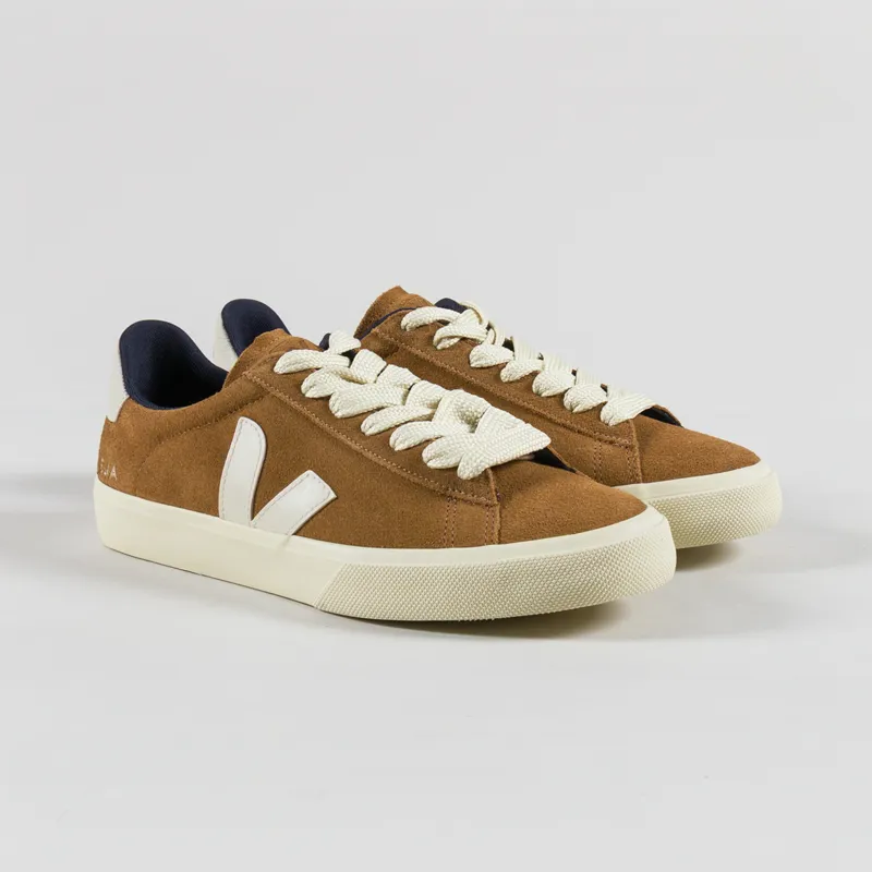 Veja Campo Bold Suede Shoes Camel Pierre