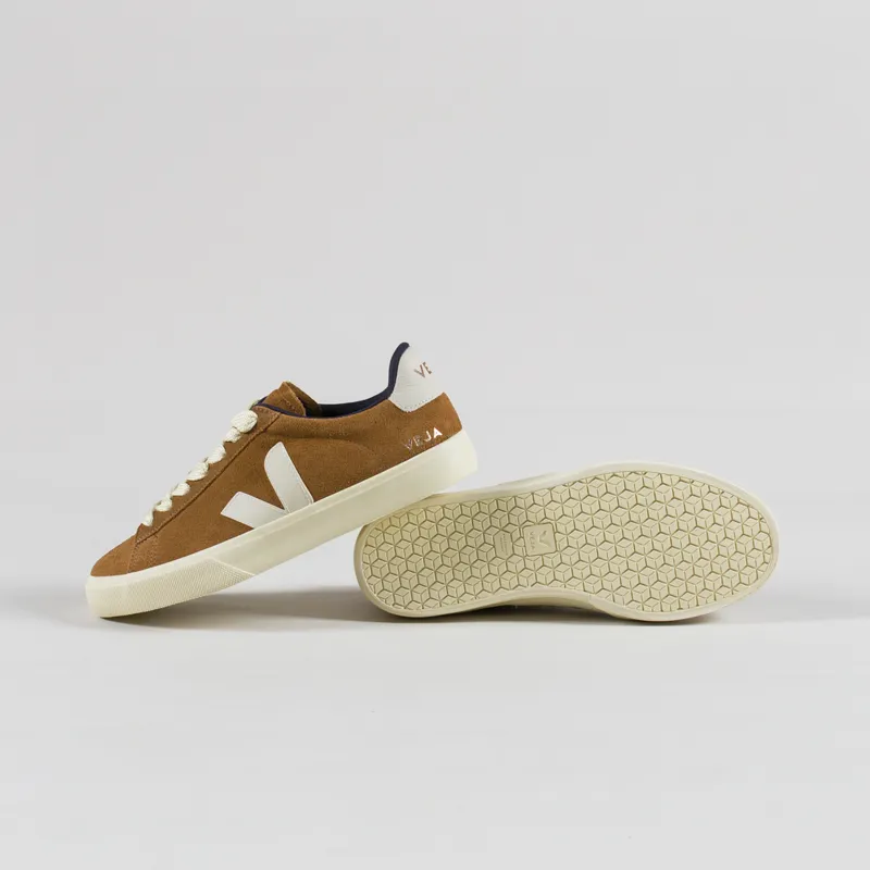 Veja Campo Bold Suede Shoes Camel Pierre-3