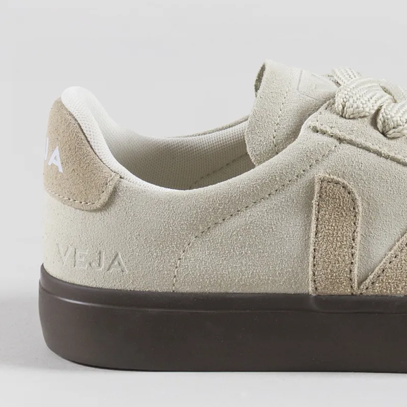 Veja Womens Campo Bold Suede Shoes Pierre Almond Eagle-4