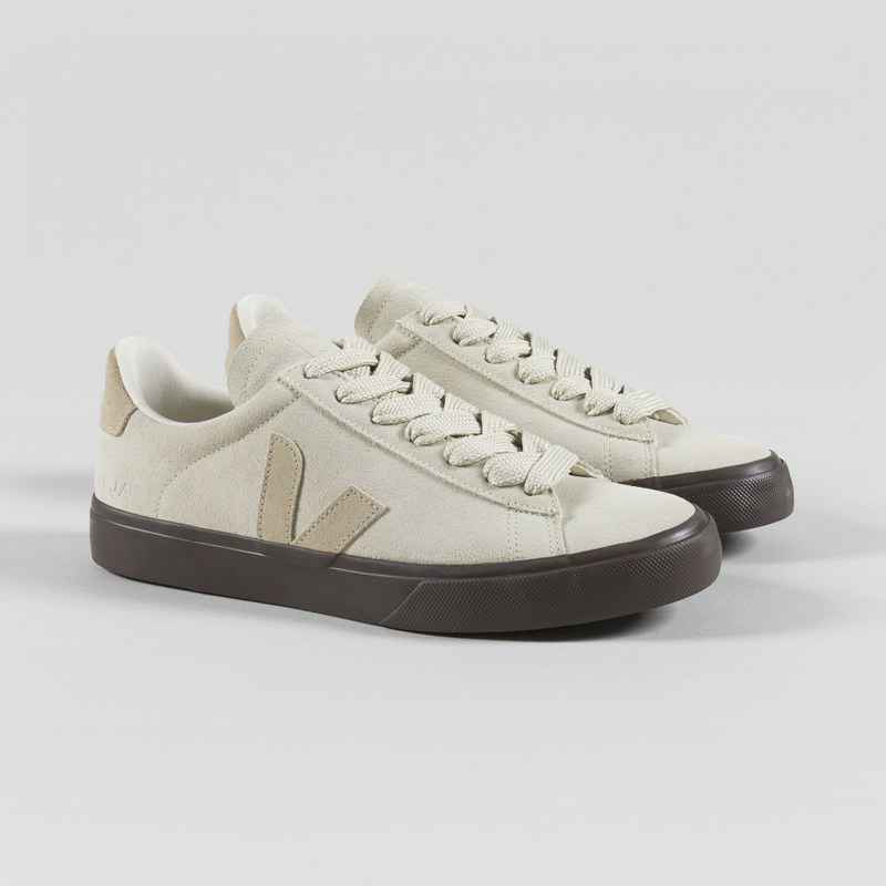 Veja Campo Bold Suede Shoes Pierre Almond Eagle