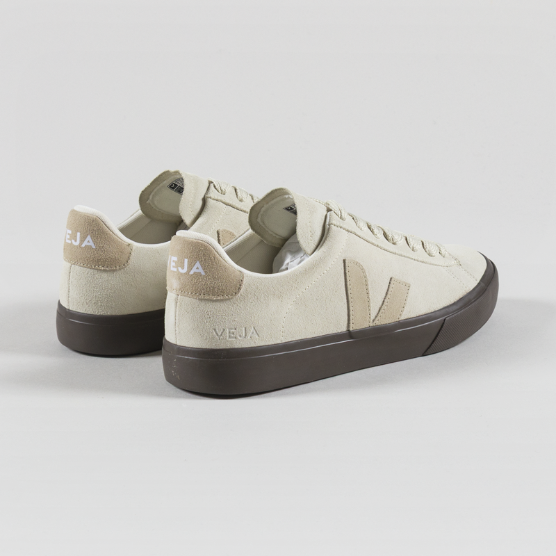 Veja Campo Bold Suede Shoes Pierre Almond Eagle-1