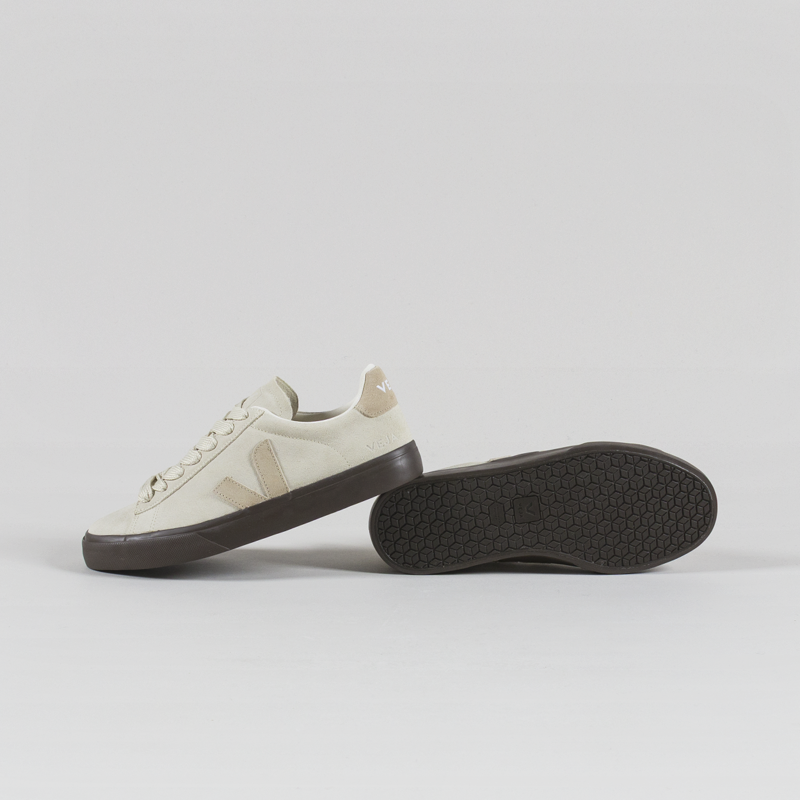 Veja Campo Bold Suede Shoes Pierre Almond Eagle-3