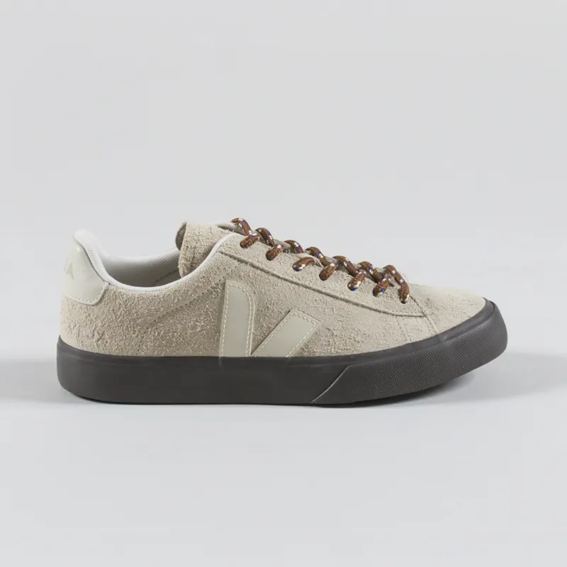 Veja Womens Campo Suede Shoes Almond Pierre-2