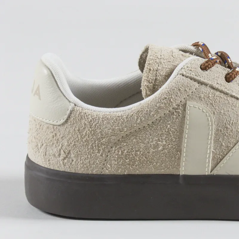 Veja Womens Campo Suede Shoes Almond Pierre-4