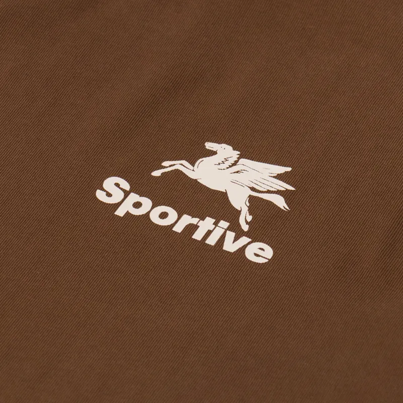 Goodies Sportive Pegasus T Shirt Chocolate-5