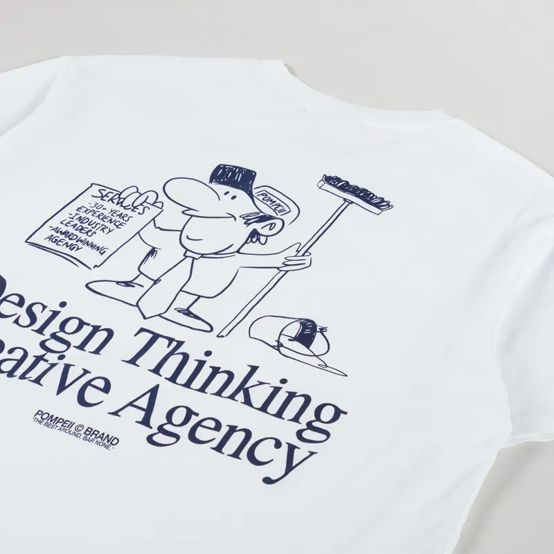Pompeii Creative Agency T Shirt White-2