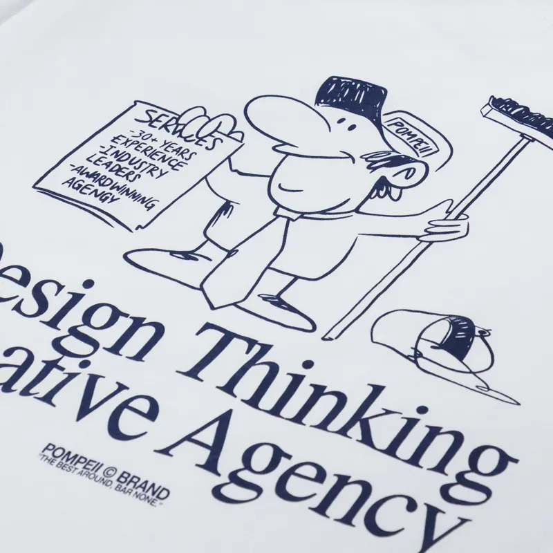Pompeii Creative Agency T Shirt White-4