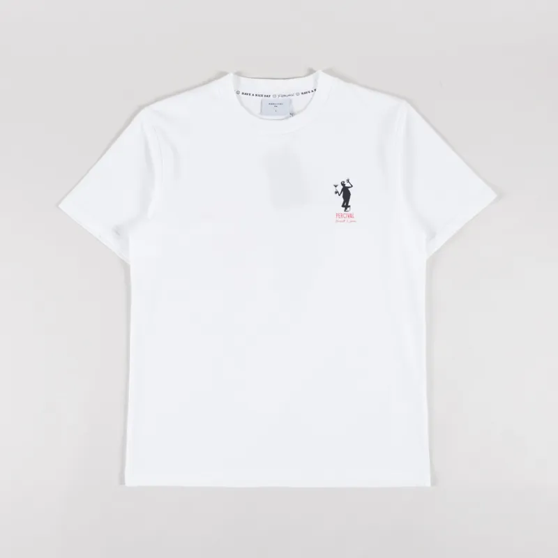 Percival Carlo Mixologist T Shirt White-1