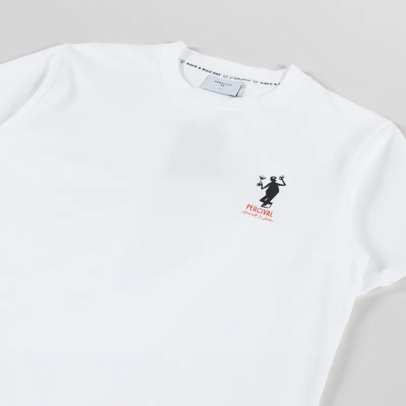 Percival Carlo Mixologist T Shirt White-3