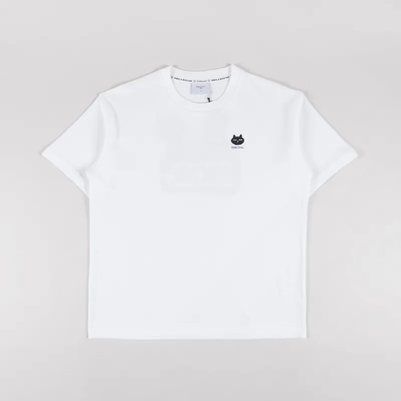 Percival Perci Loaf Oversized T Shirt White-1