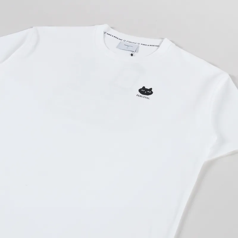 Percival Perci Loaf Oversized T Shirt White-3