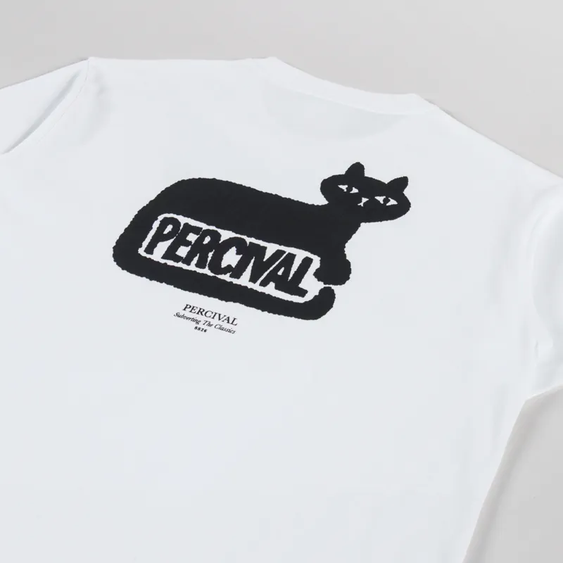 Percival Perci Loaf Oversized T Shirt White-2