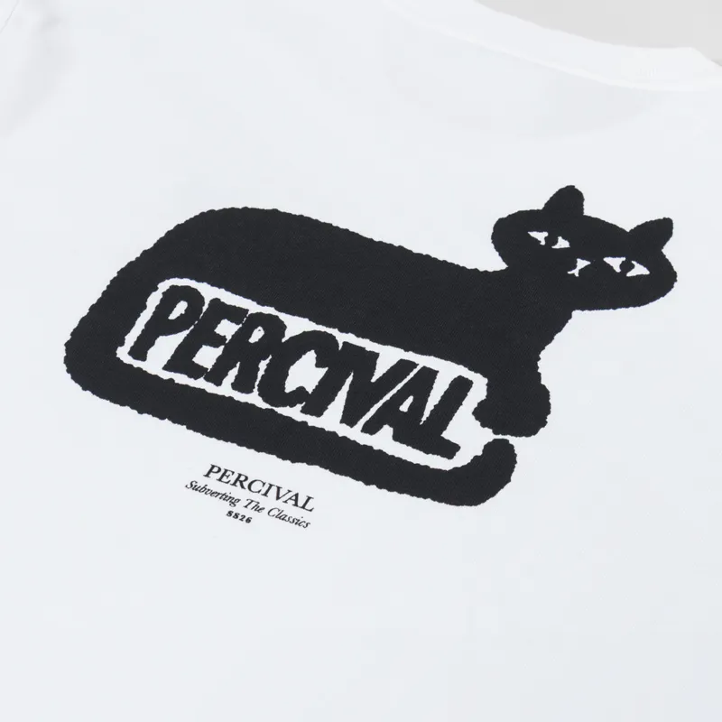 Percival Perci Loaf Oversized T Shirt White-4