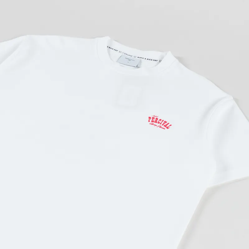Percival Gordon Oversized T Shirt White-3
