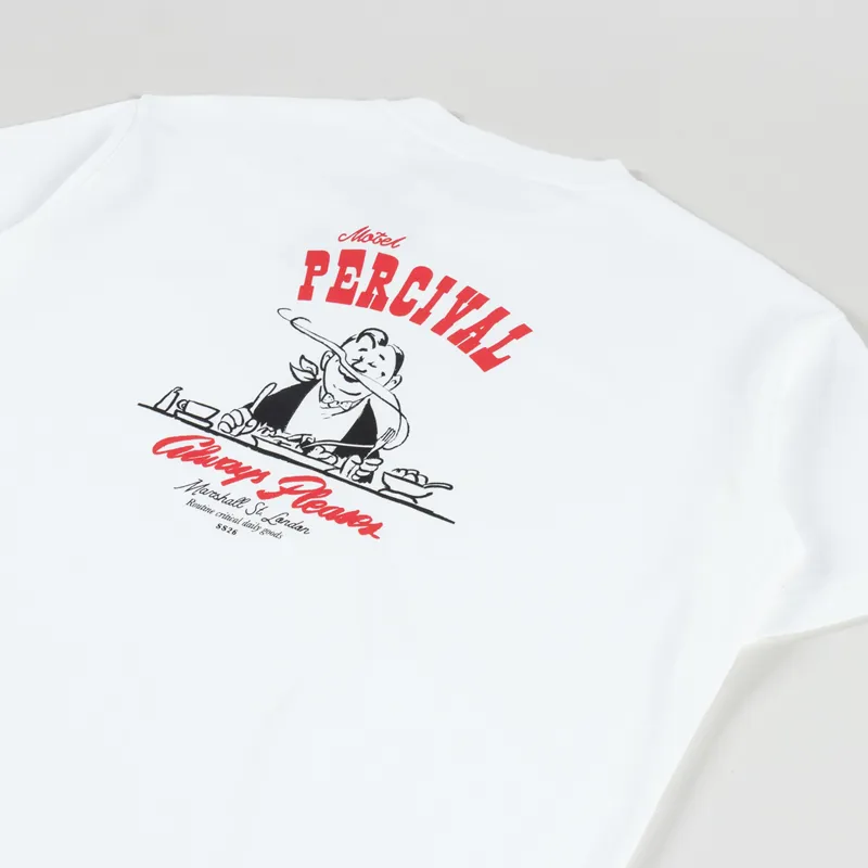 Percival Gordon Oversized T Shirt White-2