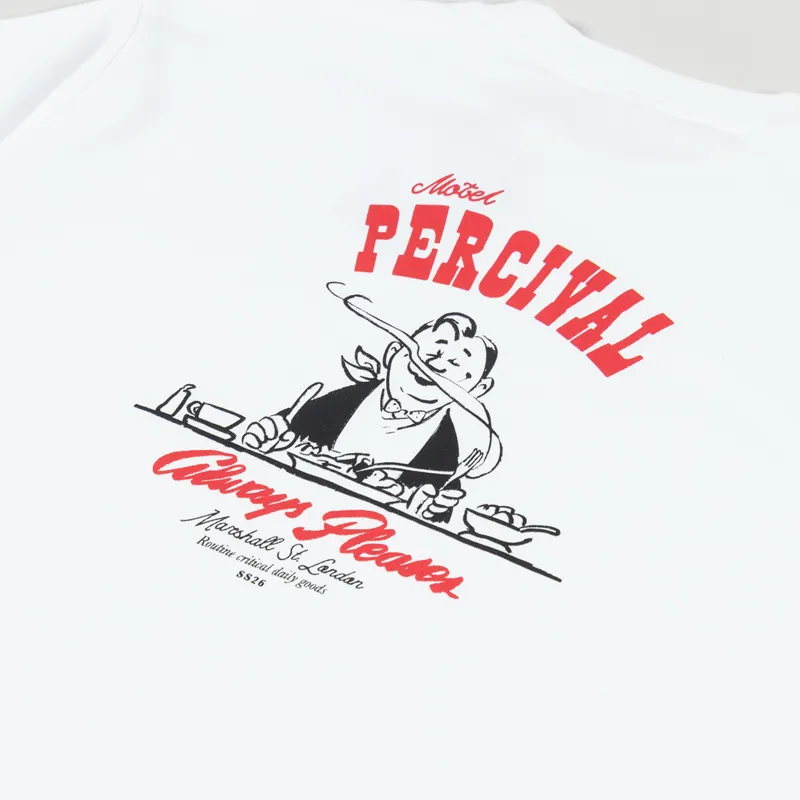 Percival Gordon Oversized T Shirt White-4