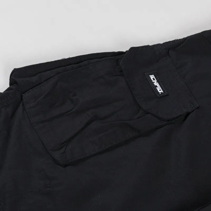 ICHPIG Cargo 3/4 Shorts Black-6