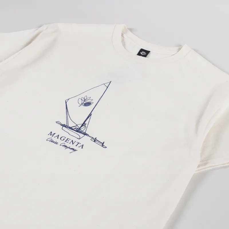 Magenta Cruise Co T Shirt Natural-1