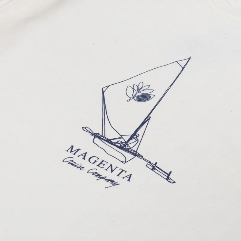 Magenta Cruise Co T Shirt Natural-2