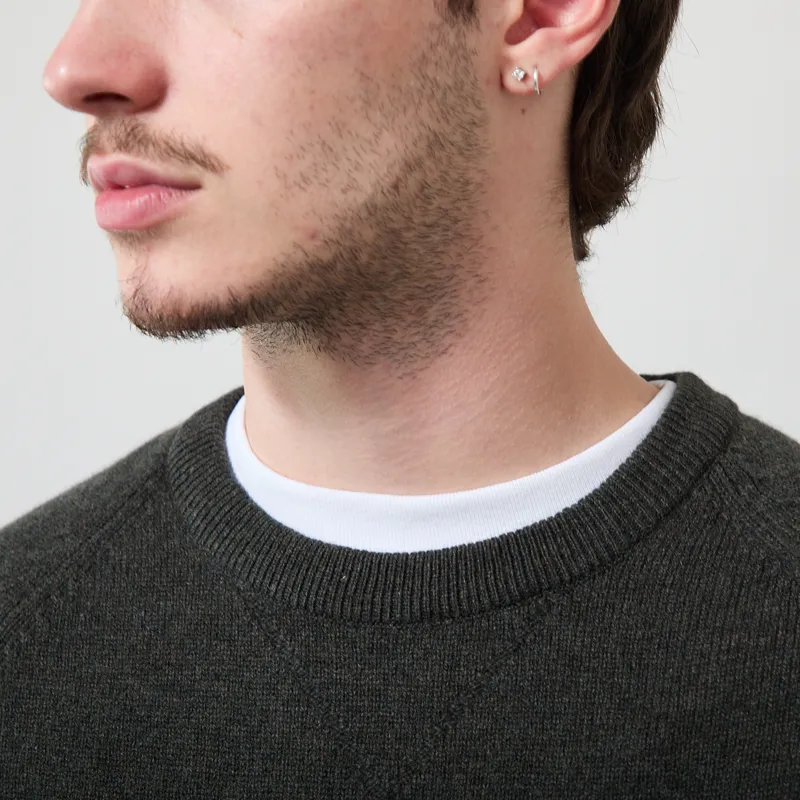 Pittari Cross Sweater Seaweed-3